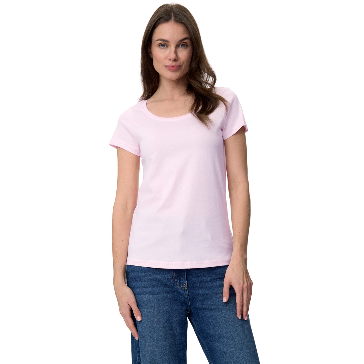 3 Damen T-Shirts im Basic-Look