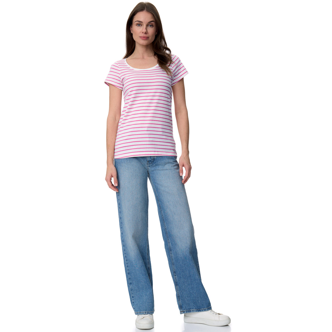 3 Damen T-Shirts im Basic-Look