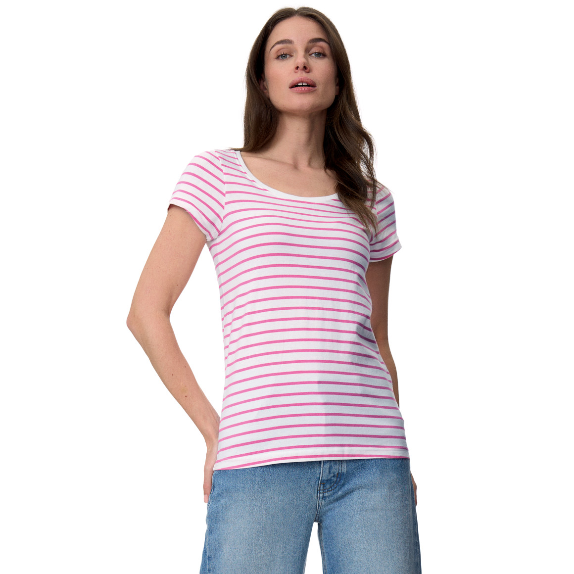 3 Damen T-Shirts im Basic-Look