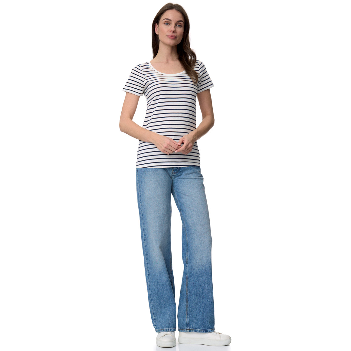 3 Damen T-Shirts im Basic-Look