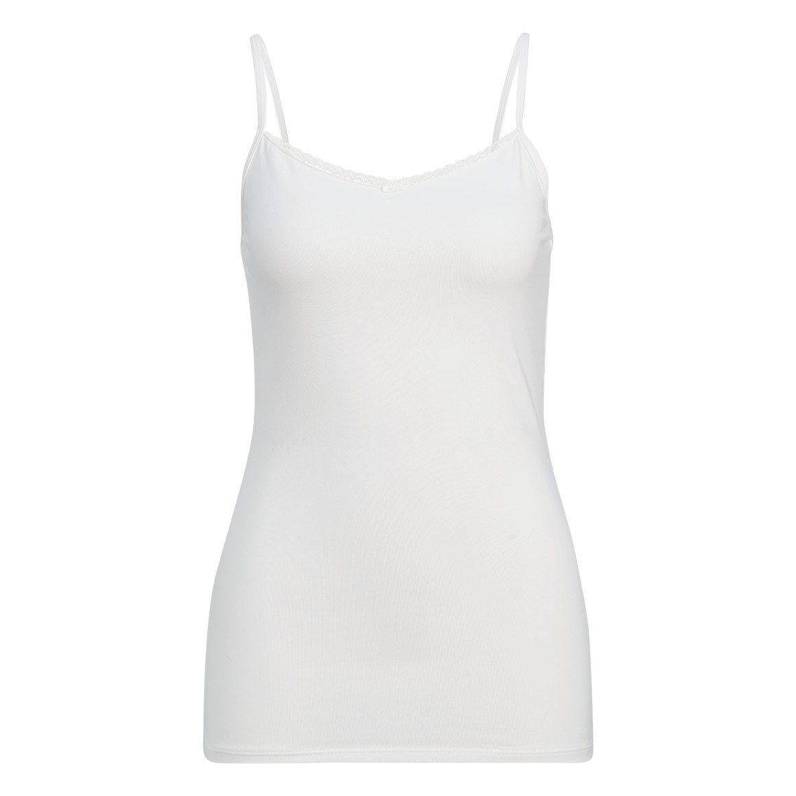 3 Damen Unterhemden mit Spitze