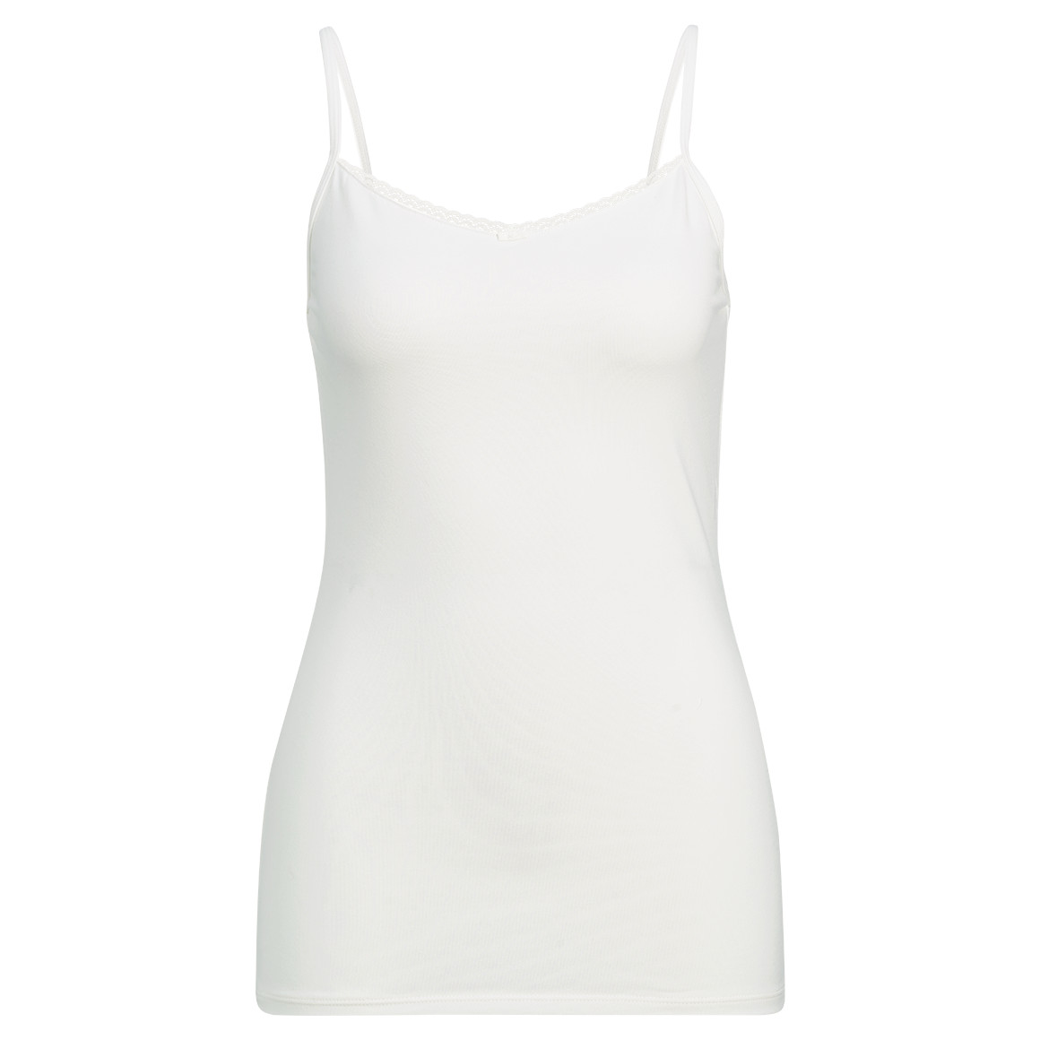 3 Damen Unterhemden mit Spitze