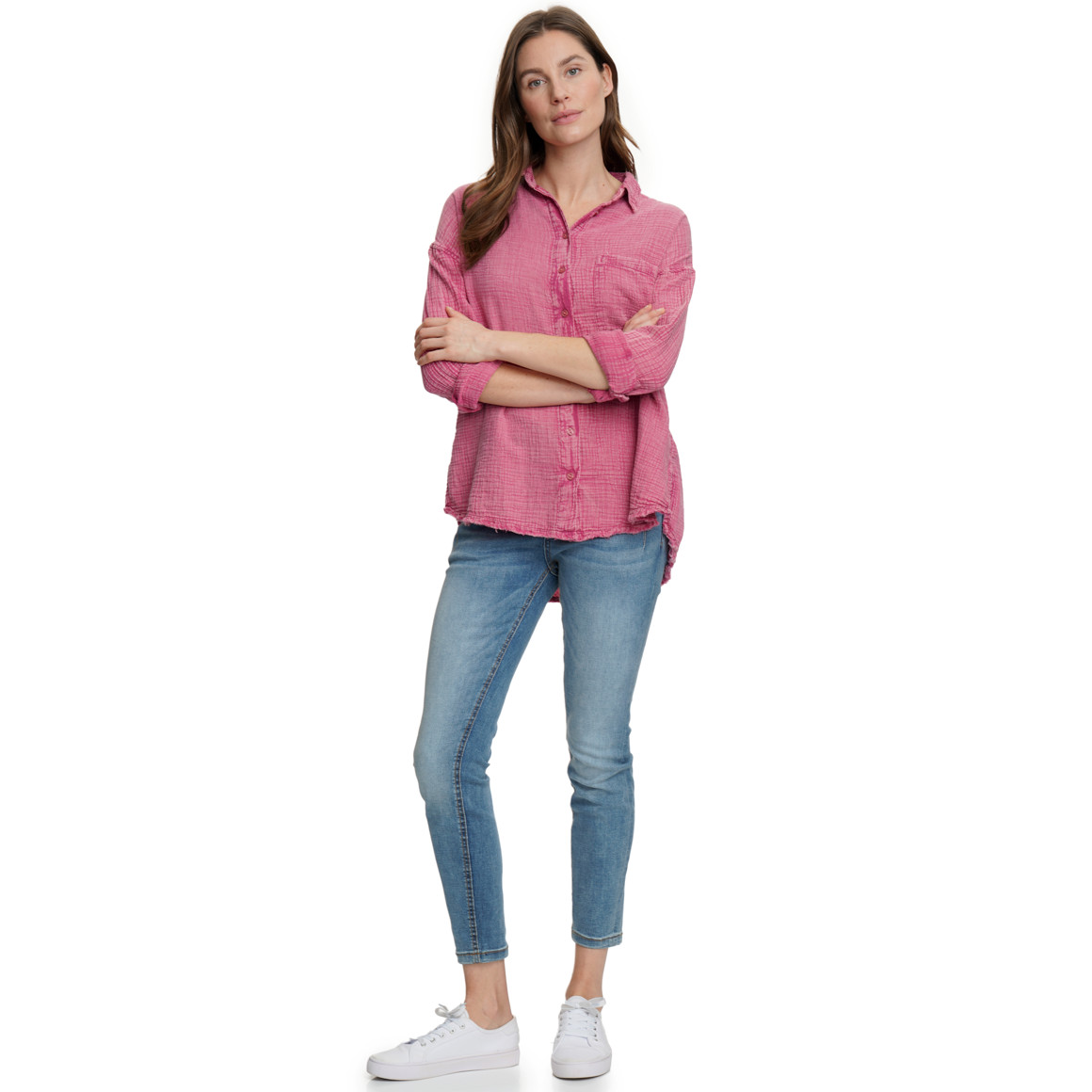 Damen Musselin-Bluse aus Bio-Baumwolle