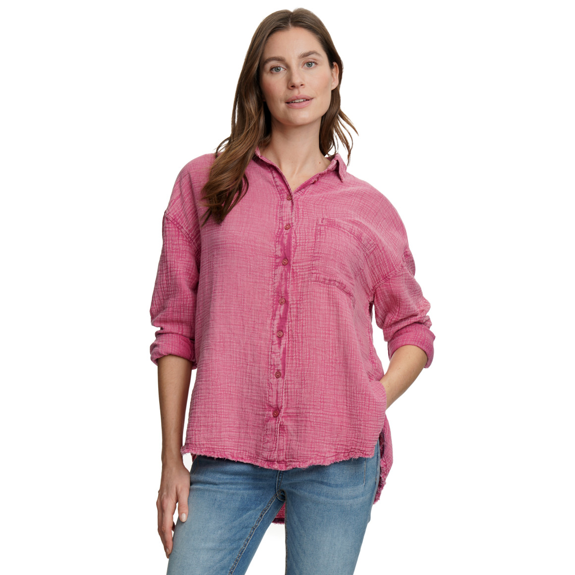 Damen Musselin-Bluse aus Bio-Baumwolle