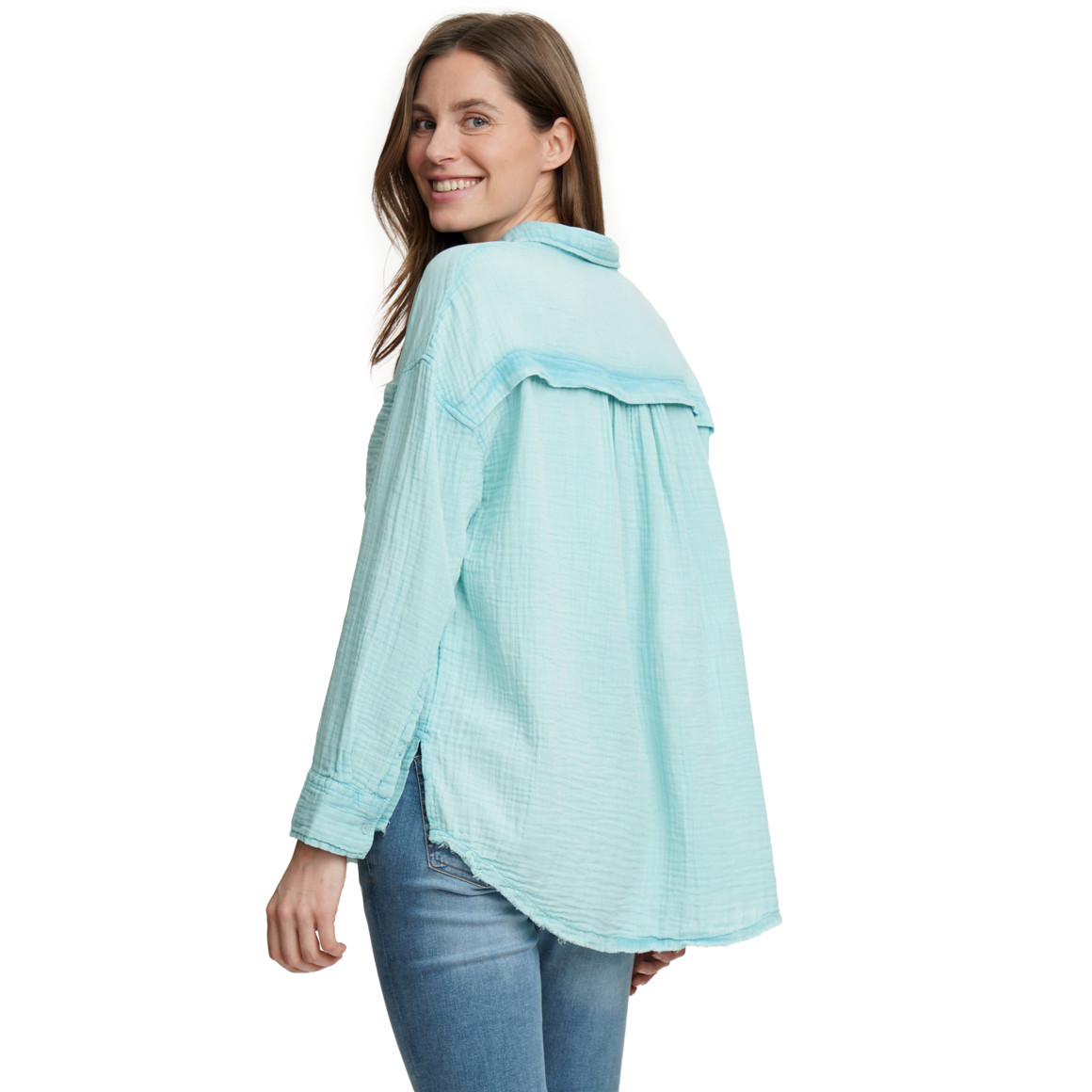 Damen Musselin-Bluse aus Bio-Baumwolle