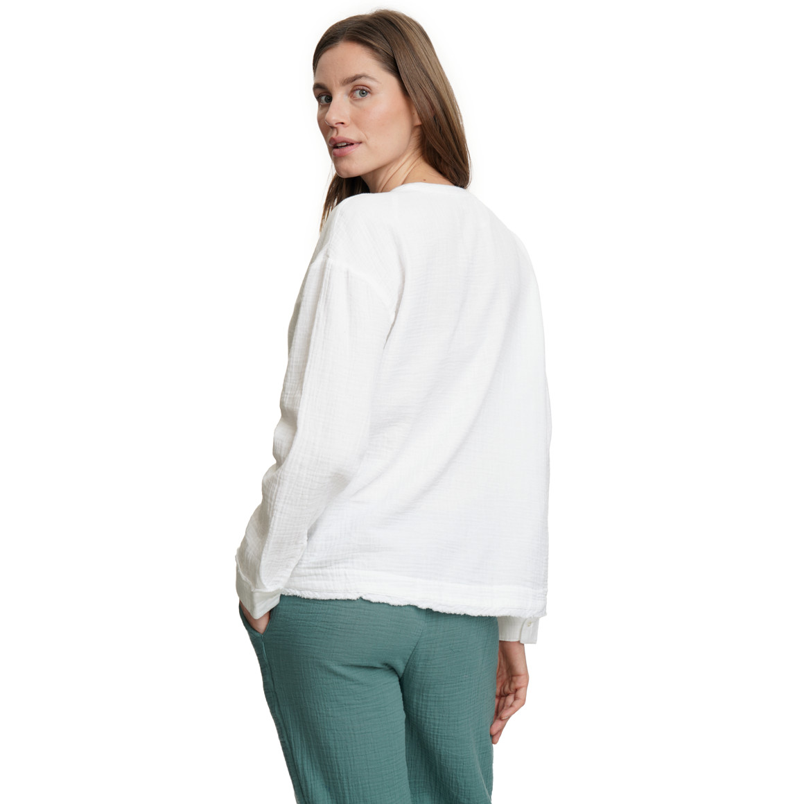 Damen Musselin-Bluse aus Bio-Baumwolle