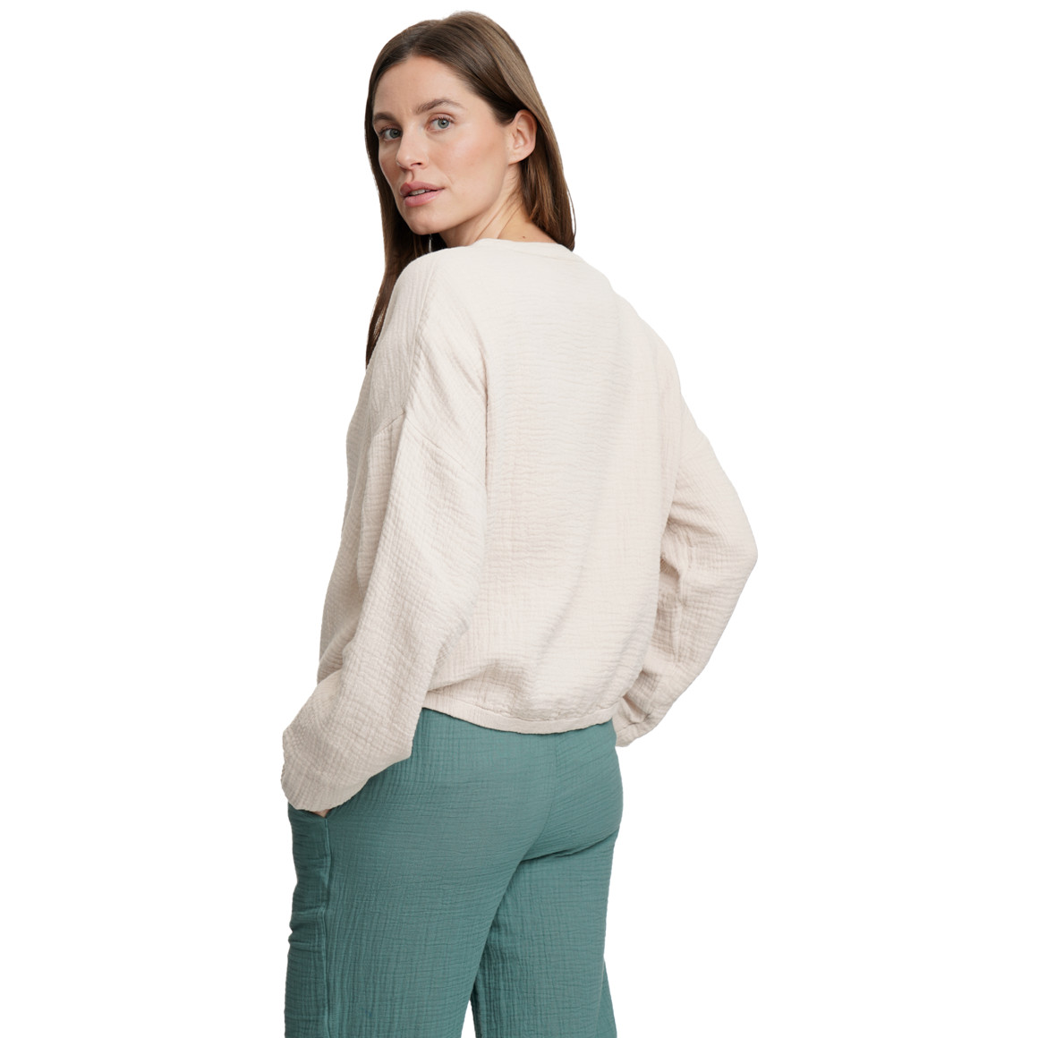 Damen Musselin-Bluse aus Bio-Baumwolle