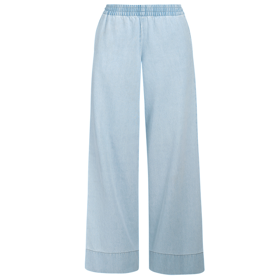 Damen Wide-Leg-Jeans mit Elastikbund