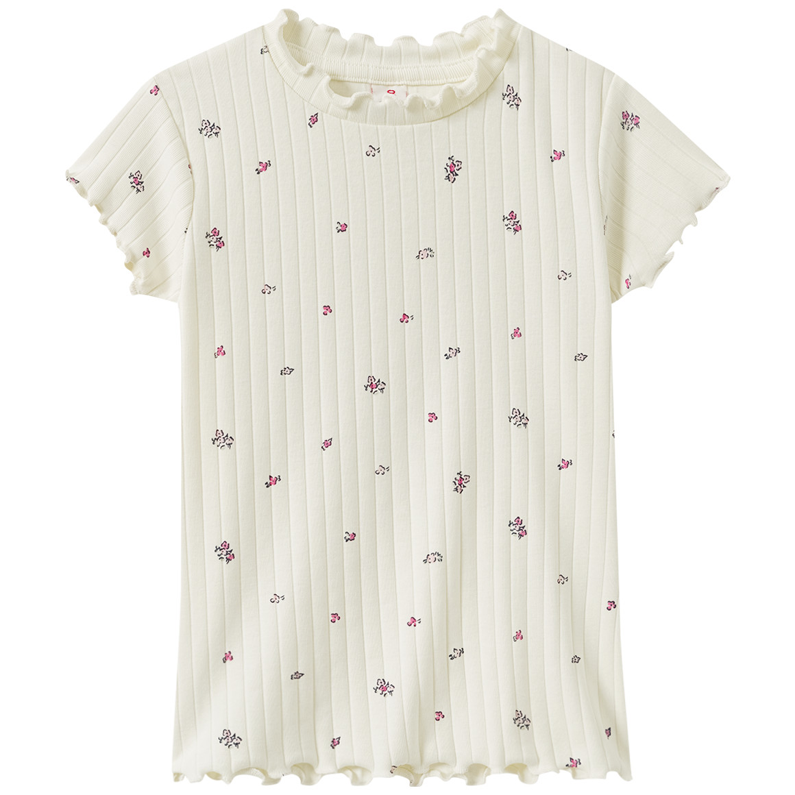 Mädchen T-Shirt mit Blümchen-Print
