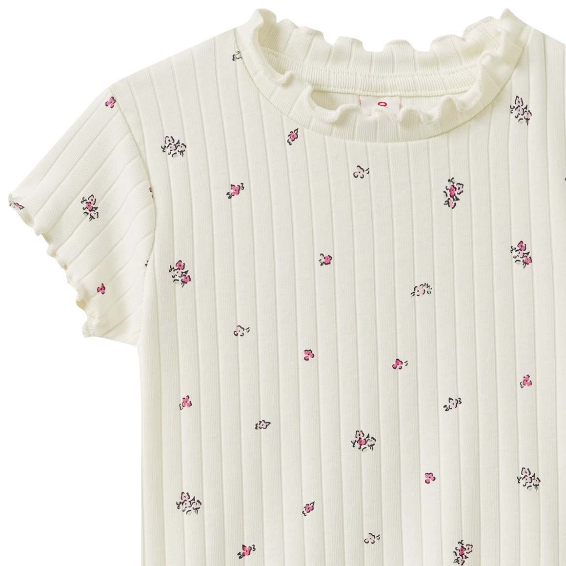 Mädchen T-Shirt mit Blümchen-Print
