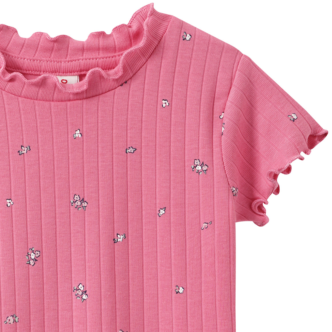 Mädchen T-Shirt mit Blümchen-Print