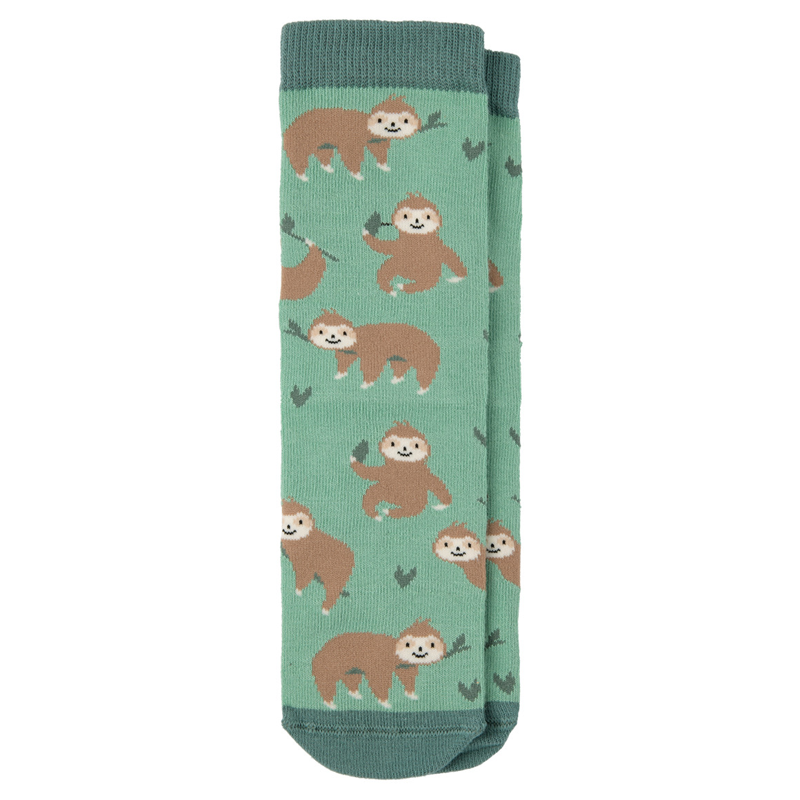 1 Paar Jungen Socken mit Faultier-Motiven