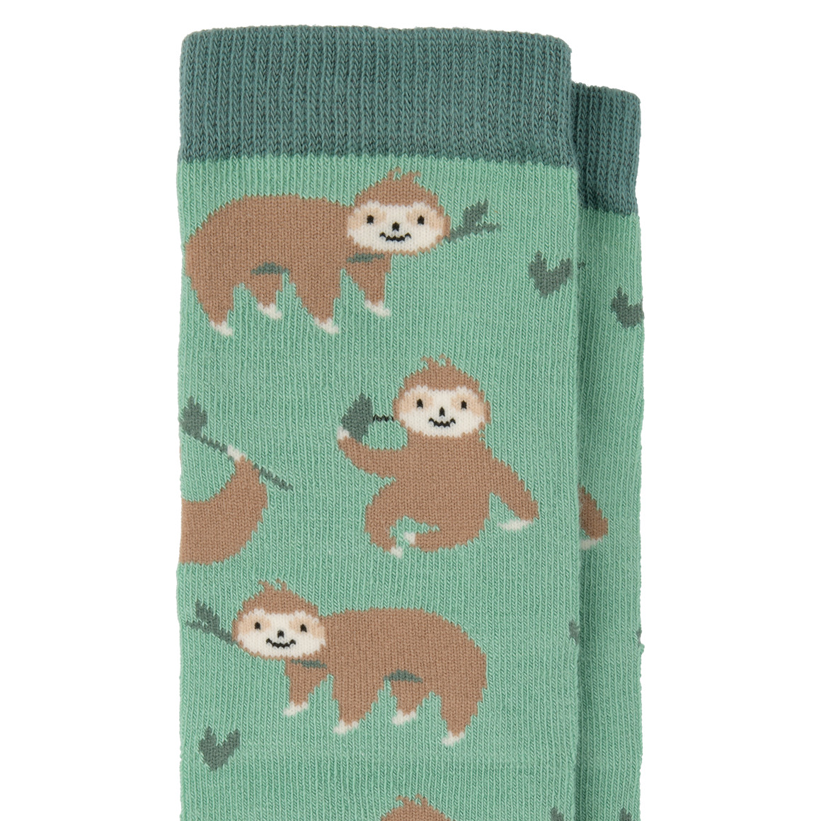 1 Paar Jungen Socken mit Faultier-Motiven