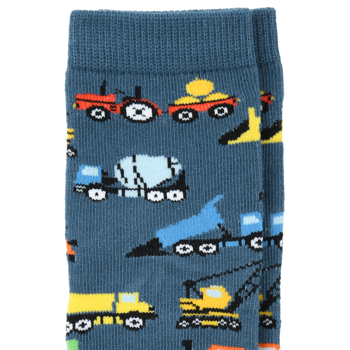 1 Paar Jungen Socken mit Fahrzeug-Motiven