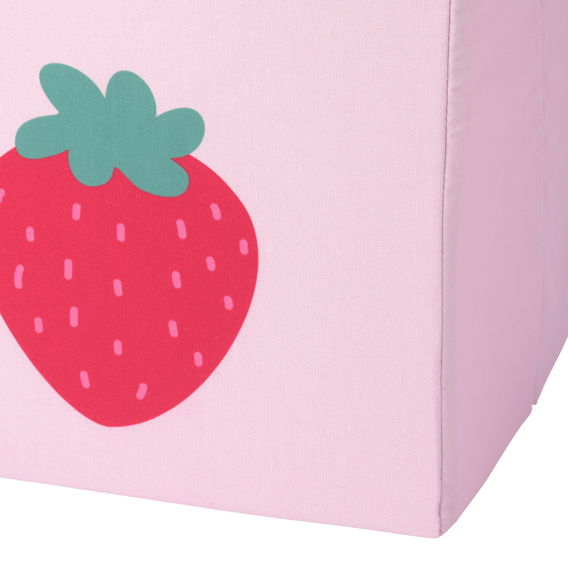 Aufbewahrungsbox mit Erdbeer-Motiv