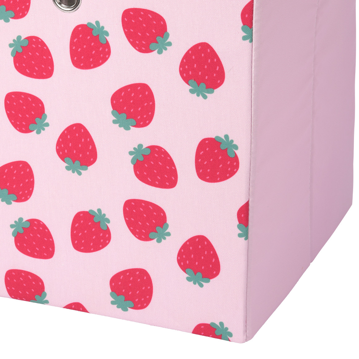 Aufbewahrungsbox mit Erdbeer-Motiven