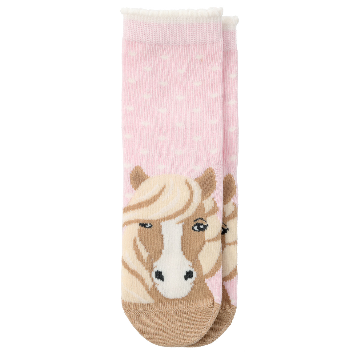 1 Paar Mädchen Socken mit Fun-Motiv