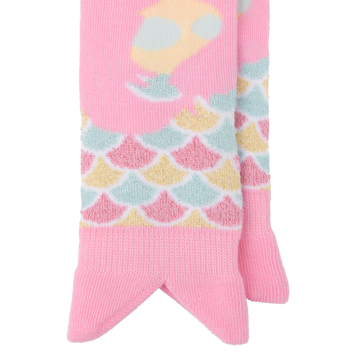 1 Paar Mädchen Socken mit Glitzergarn