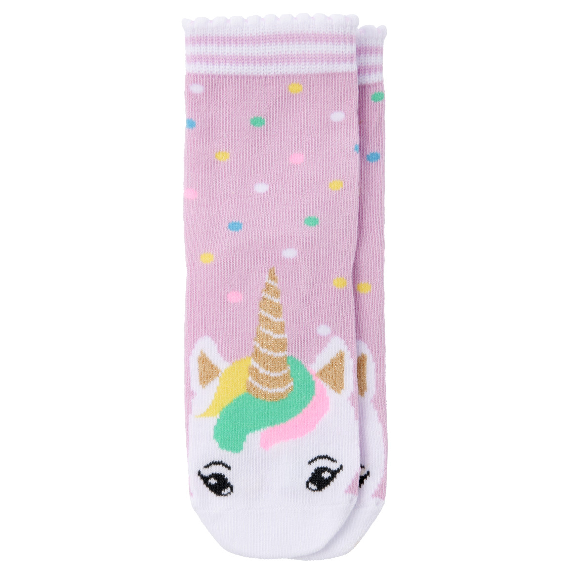 1 Paar Mädchen Socken mit Fun-Motiv