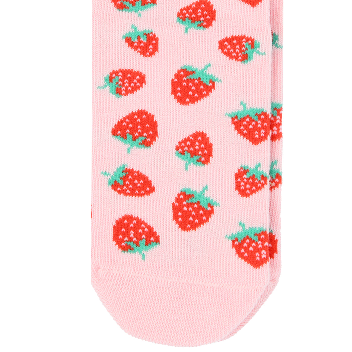 1 Paar Mädchen Socken mit Erdbeer-Motiven