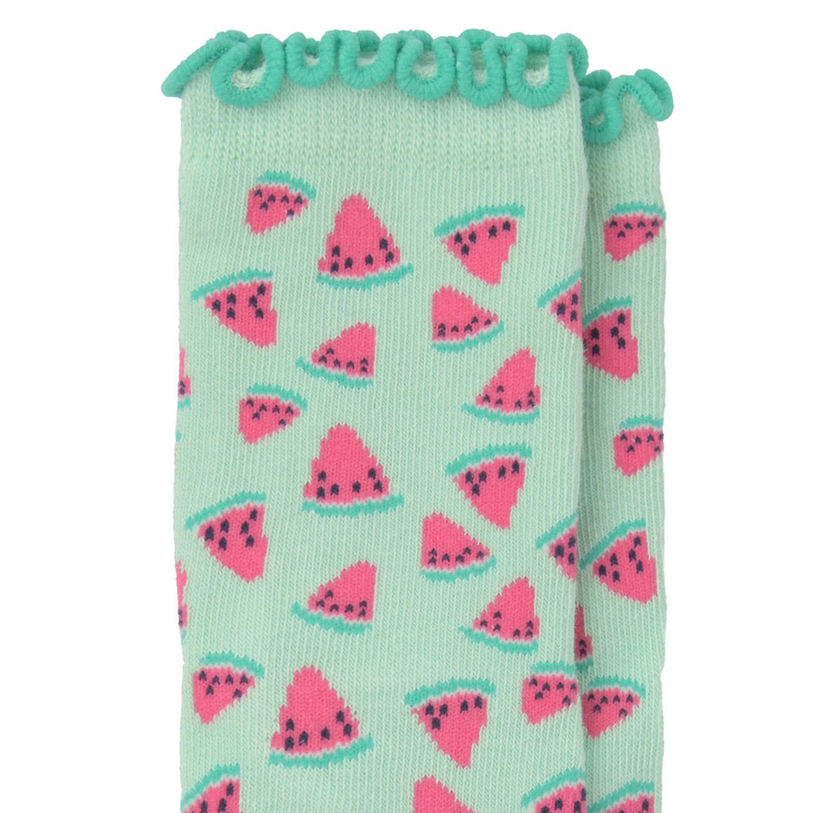 1 Paar Mädchen Socken mit Melonen-Motiv 