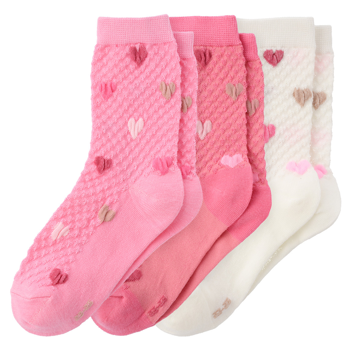 3 Paar Mädchen Socken mit Bio-Baumwolle