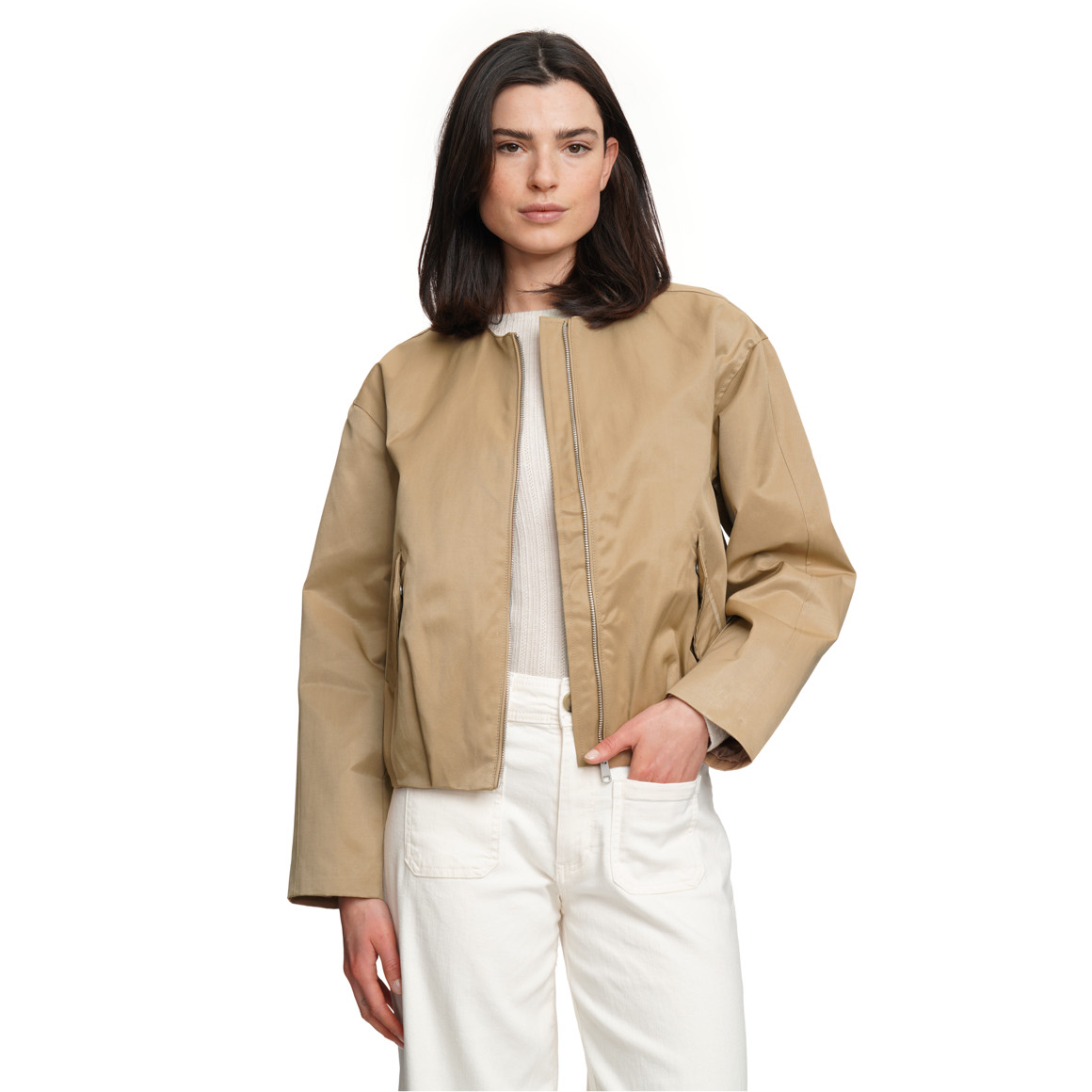 Damen Blouson in glänzender Optik