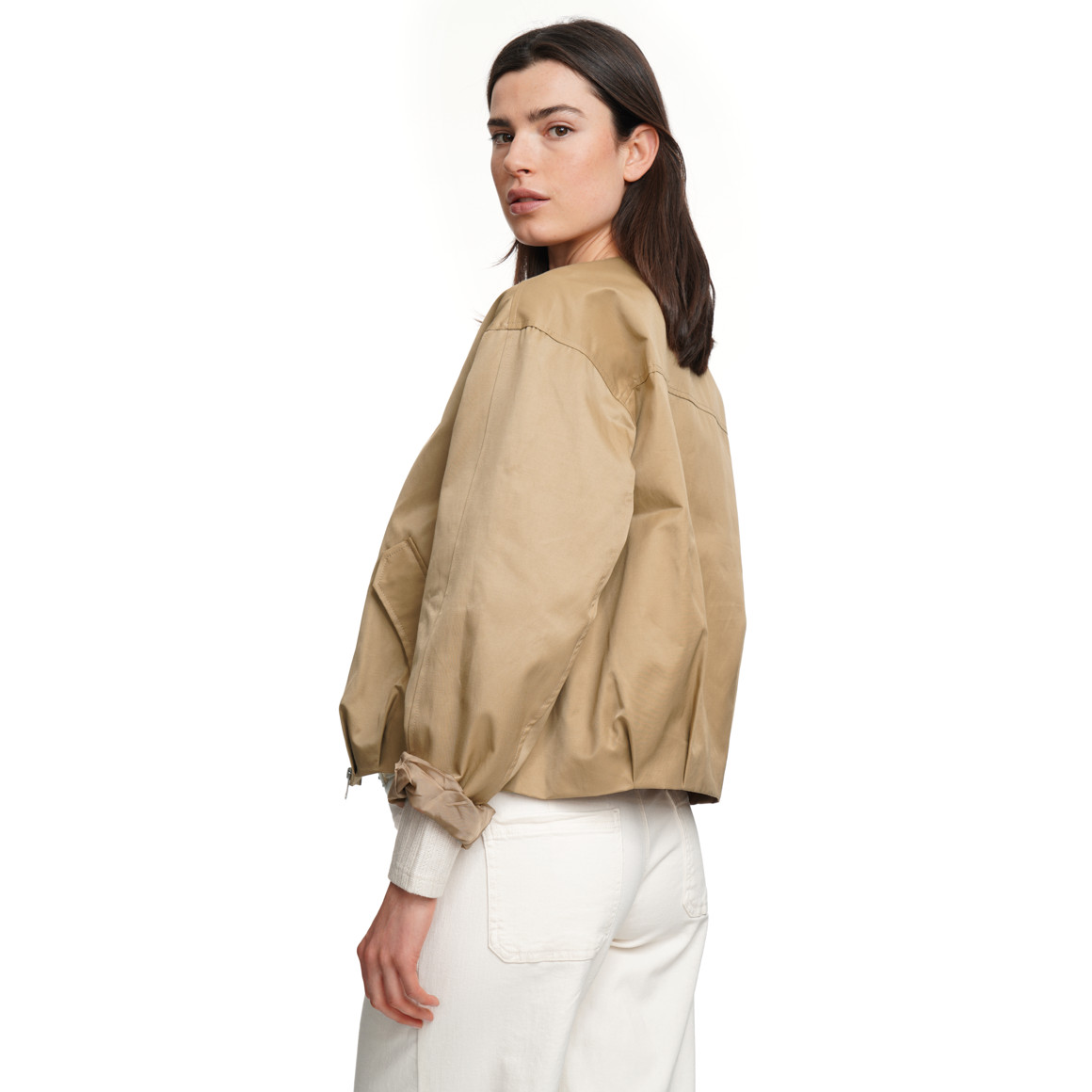 Damen Blouson in glänzender Optik