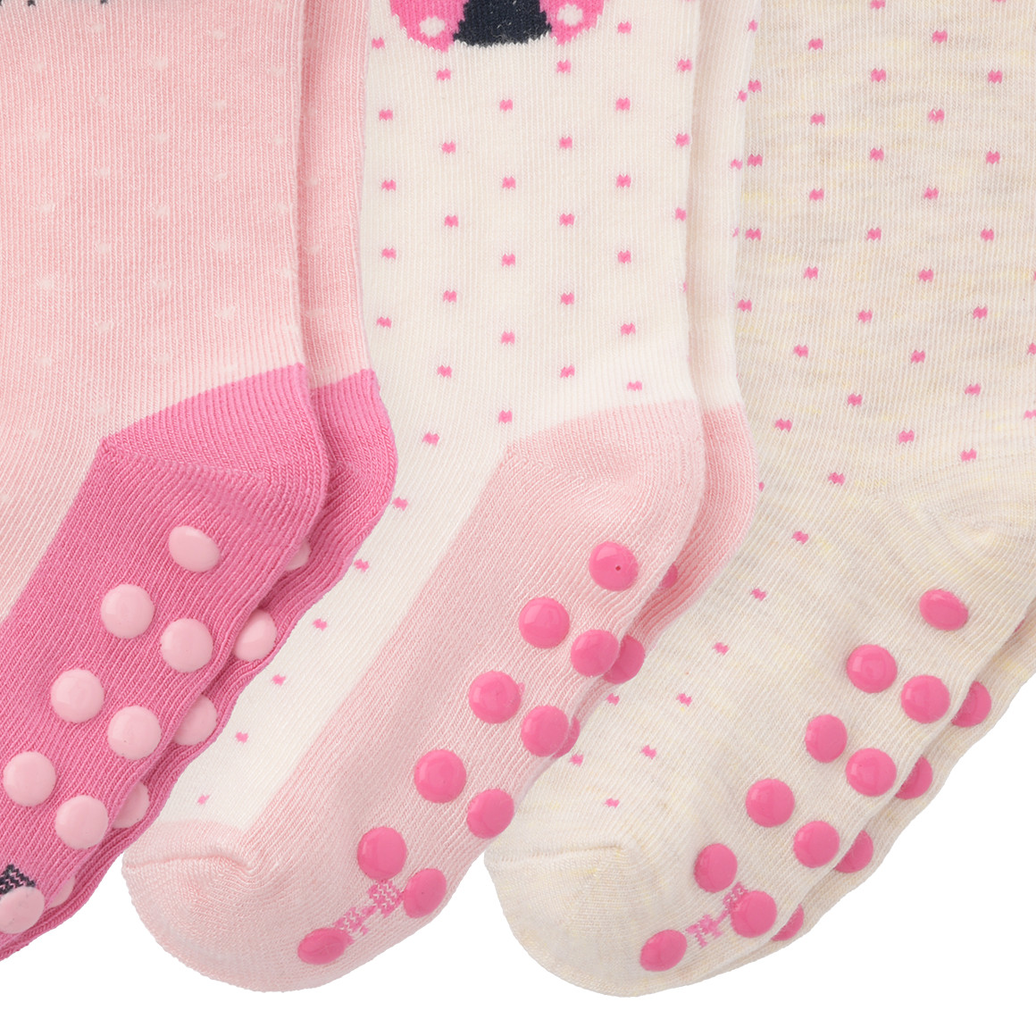 3 Paar Baby Stopper-Socken im Set
