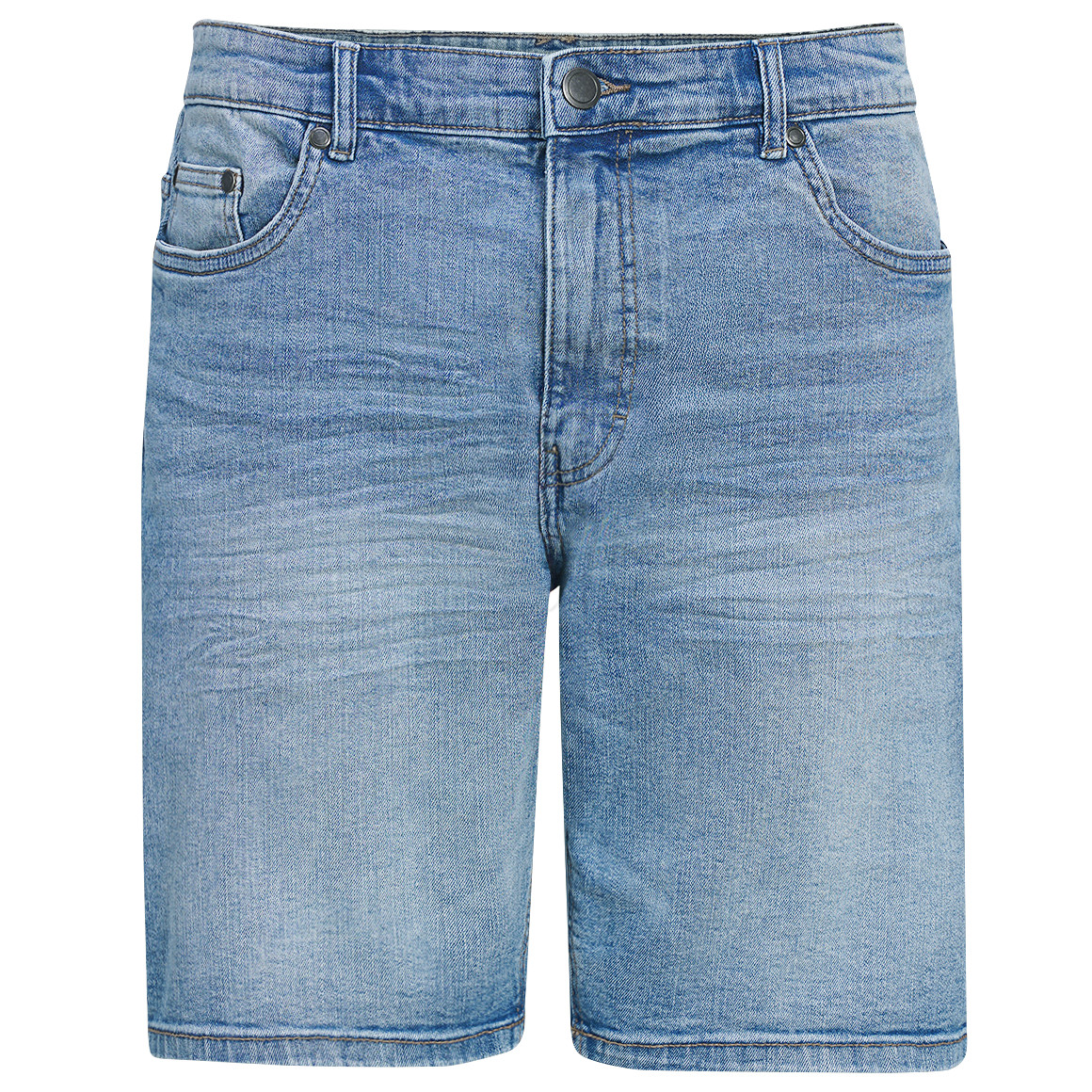 Herren Jeans-Shorts mit Used-Waschung