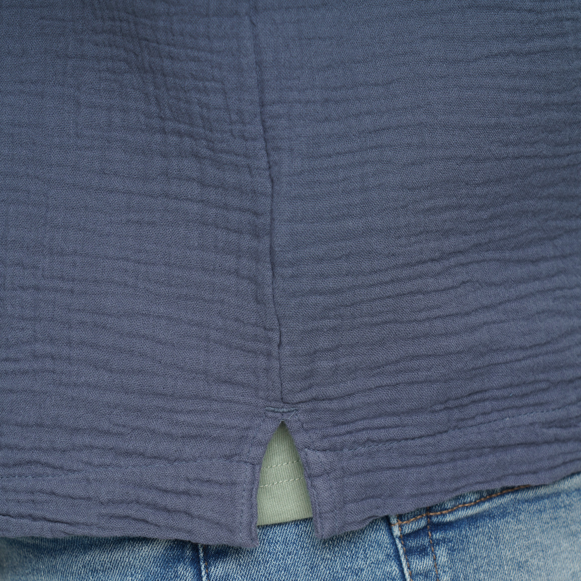 Herren Musselin-Hemd aus Bio-Baumwolle