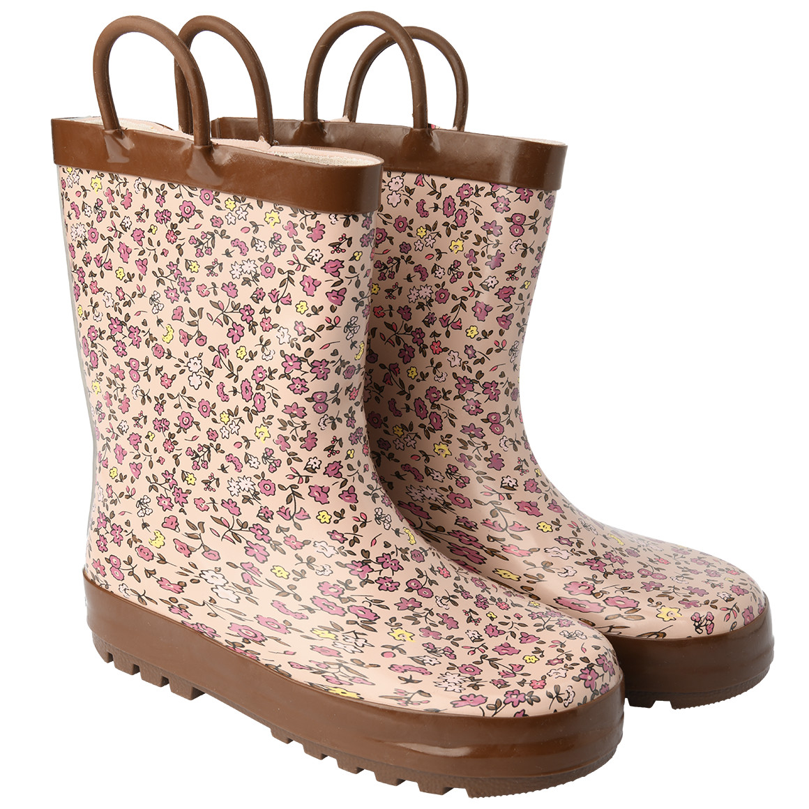 Mädchen Gummistiefel mit Blümchen