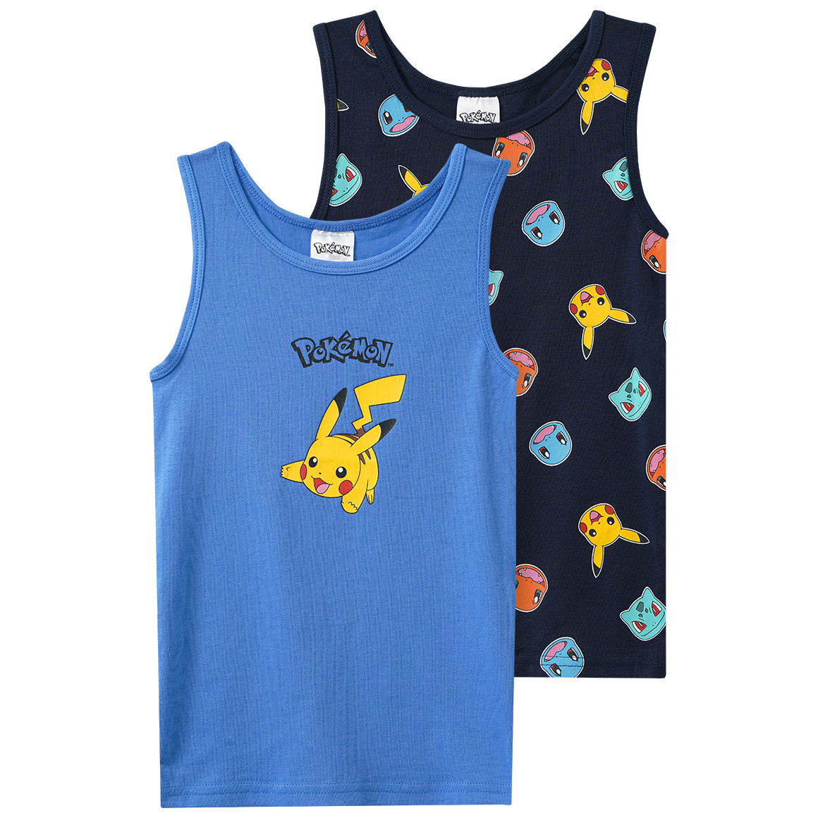 2 Pokémon Unterhemden mit Prints