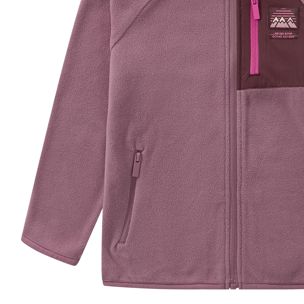 Kinder Fleecejacke mit drei Taschen