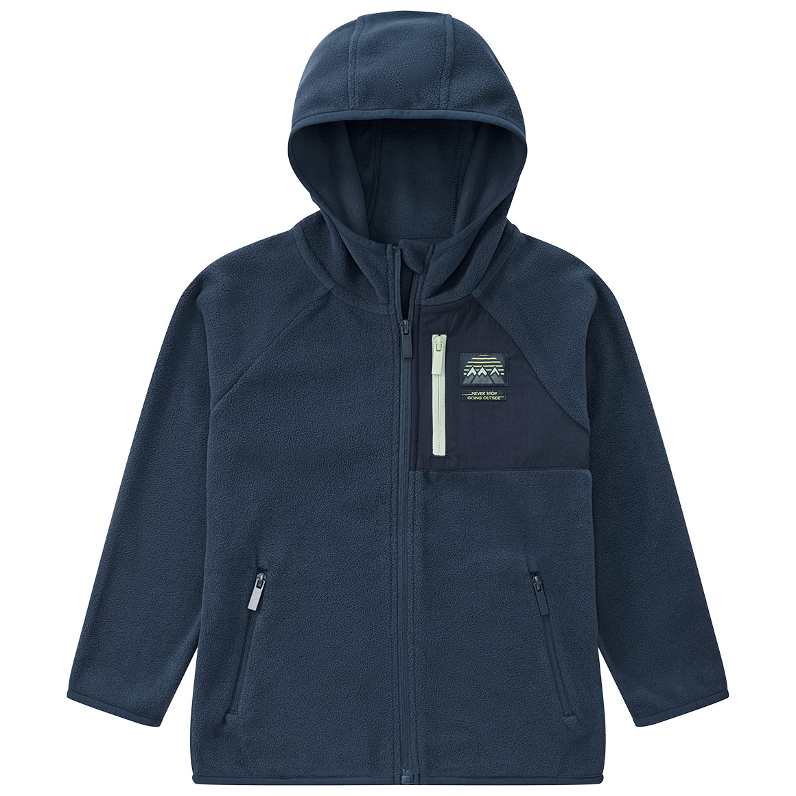 Kinder Fleecejacke mit drei Taschen