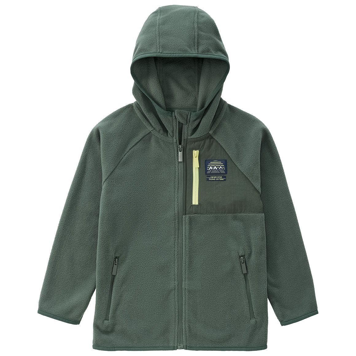 Fleecejack met drie zakken voor kinderen