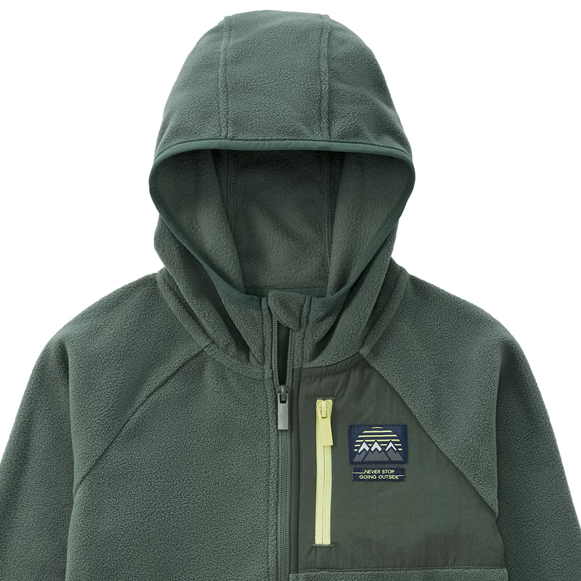 Fleecejack met drie zakken voor kinderen