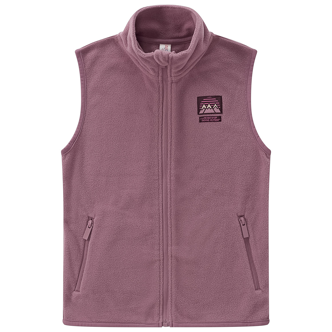 Mädchen Fleeceweste mit Reißverschluss