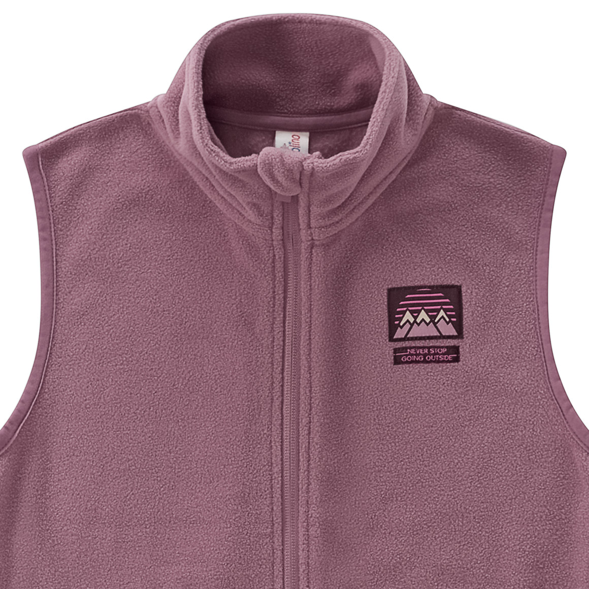 Mädchen Fleeceweste mit Reißverschluss