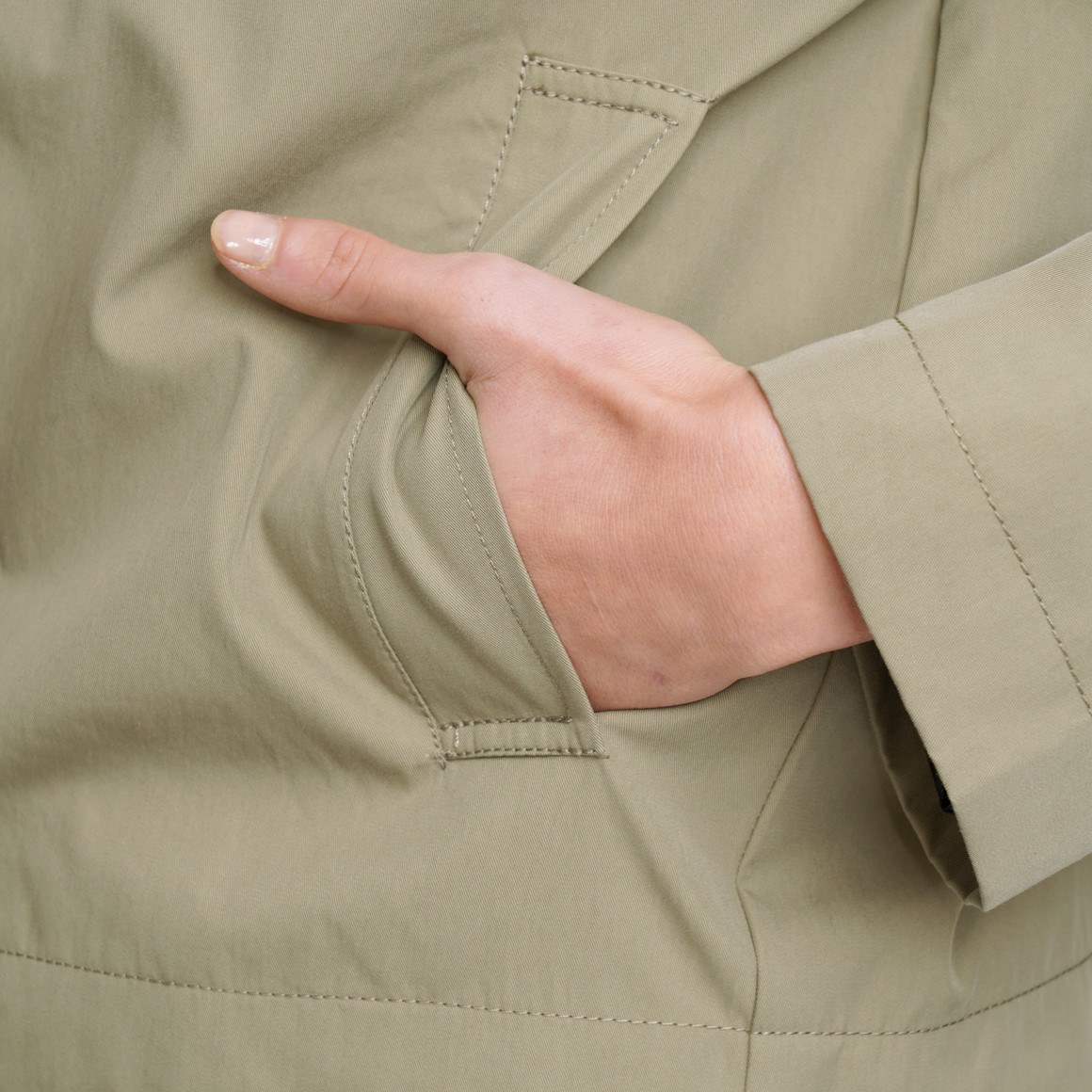 Damen Trenchjacke mit doppelter Knopfreihe