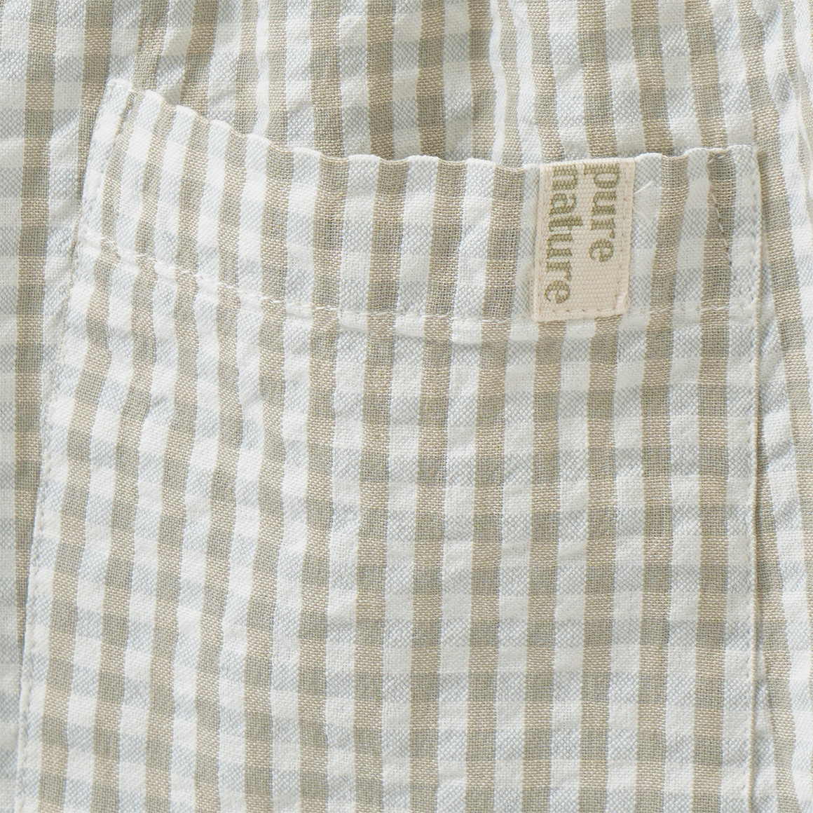 Baby Seersucker-Shorts kariert