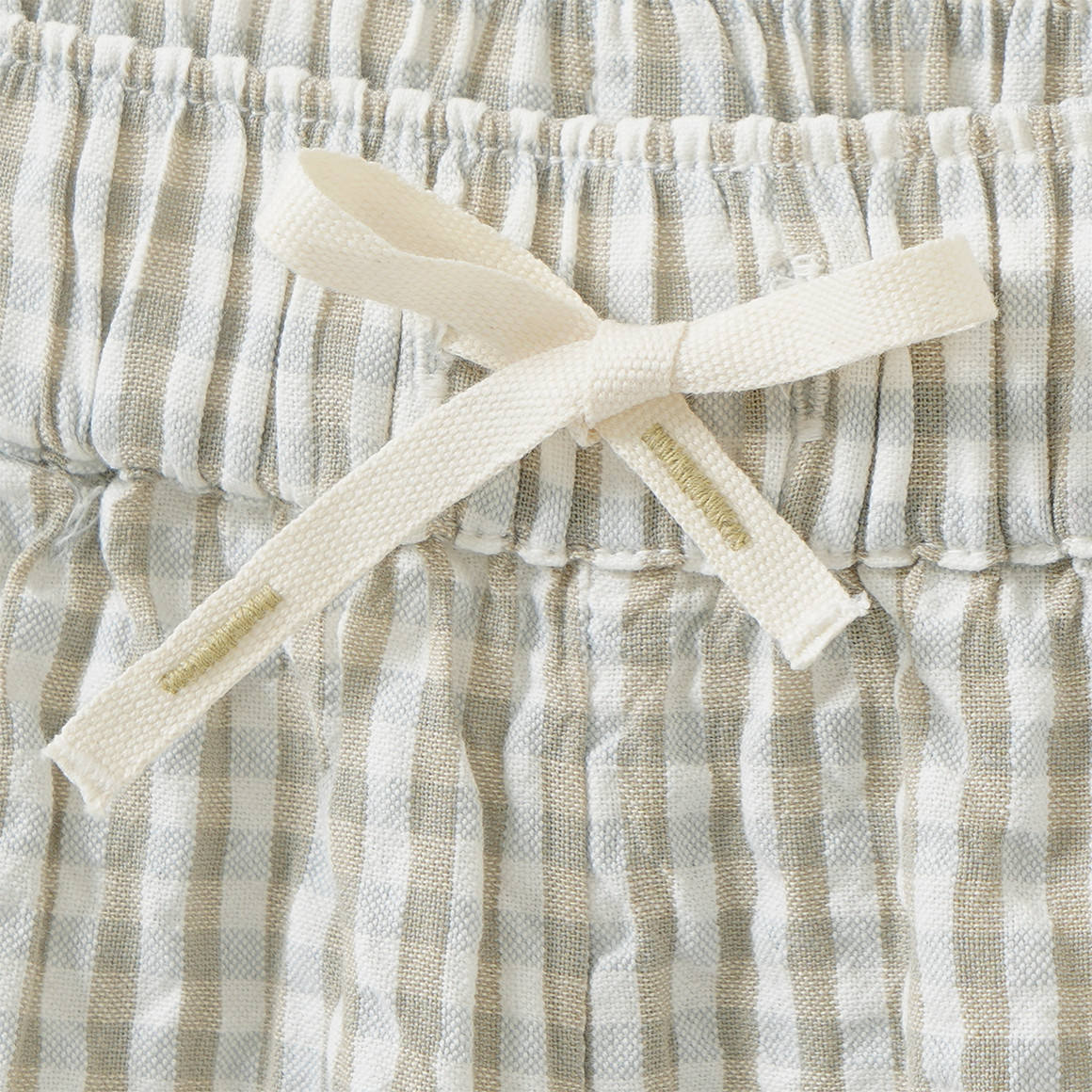 Baby Seersucker-Shorts kariert