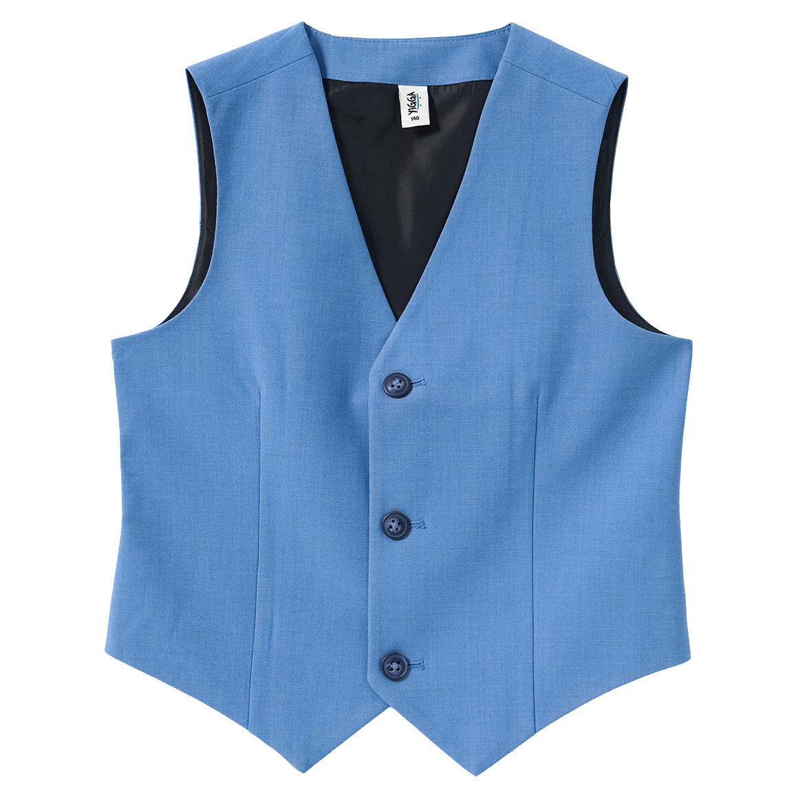 Gekleed vest voor jongens met knopen