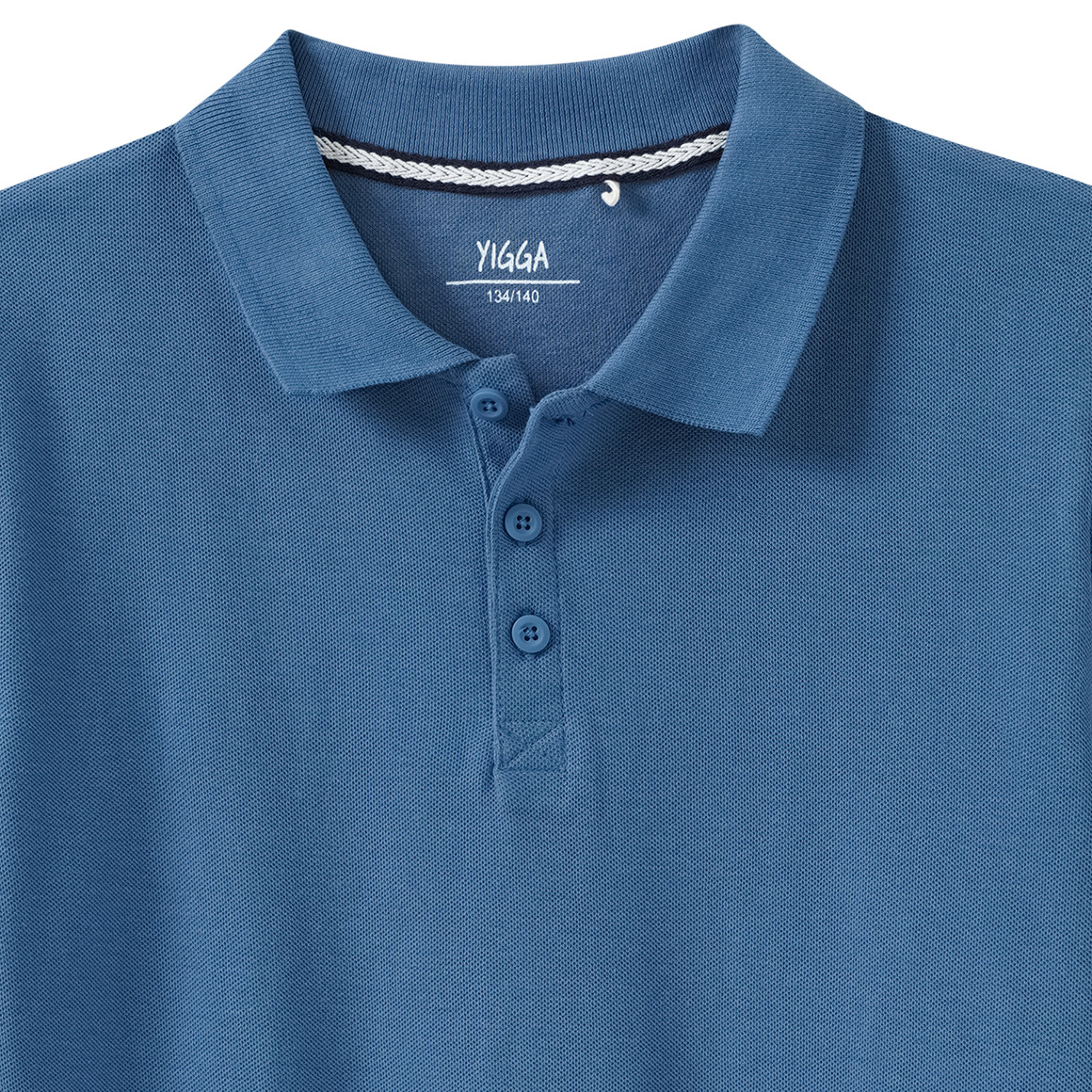 Poloshirt voor jongens in piqué-kwaliteit