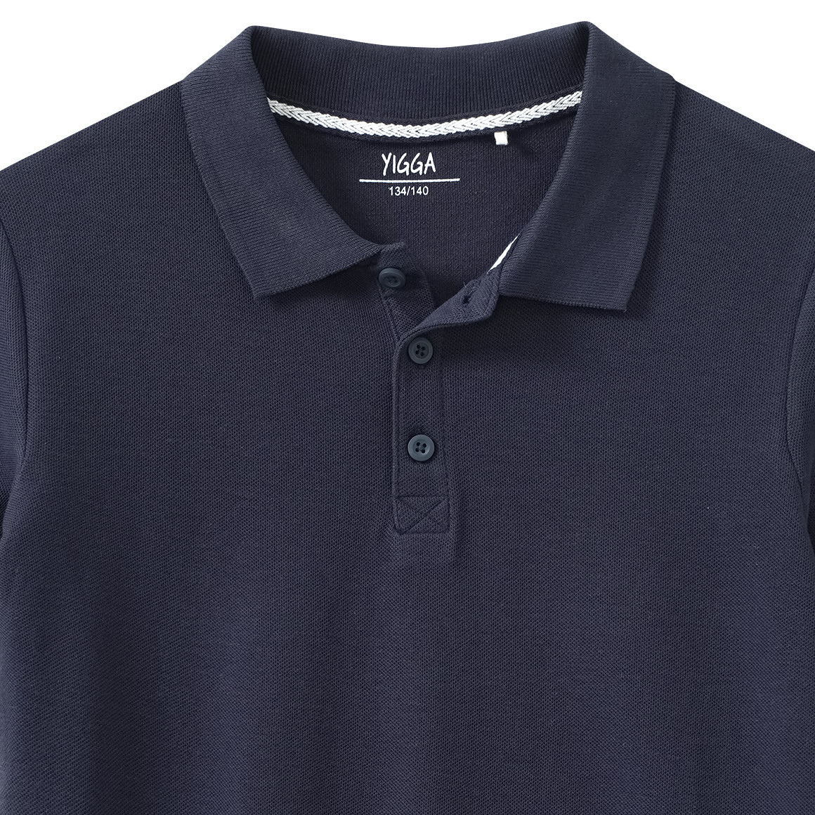 Poloshirt voor jongens in piqué-kwaliteit