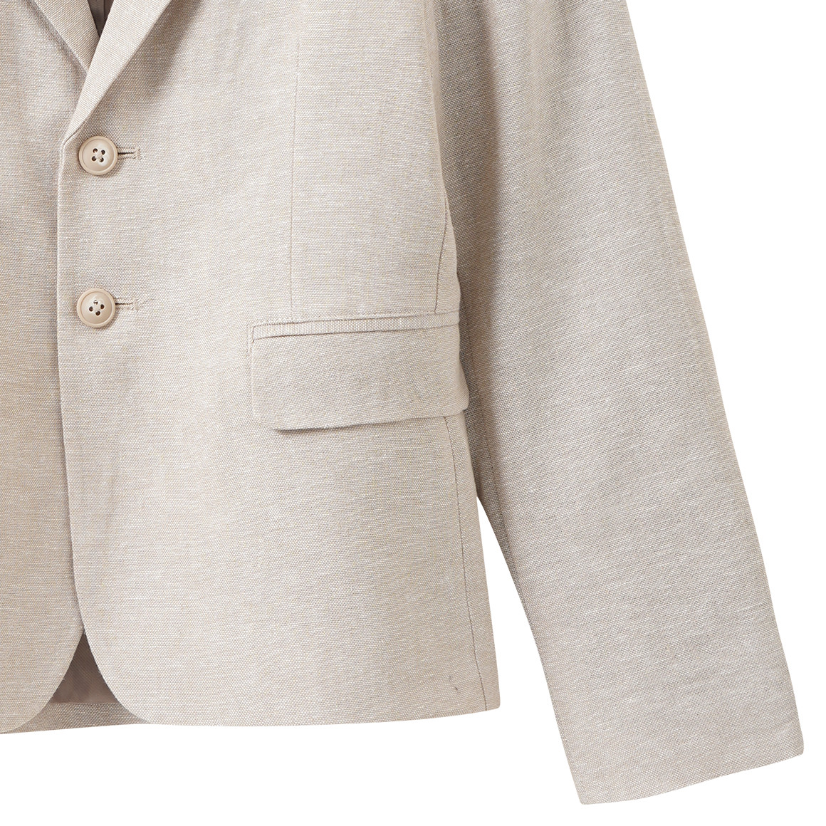 Jungen Leinen-Anzugblazer mit Reverskragen