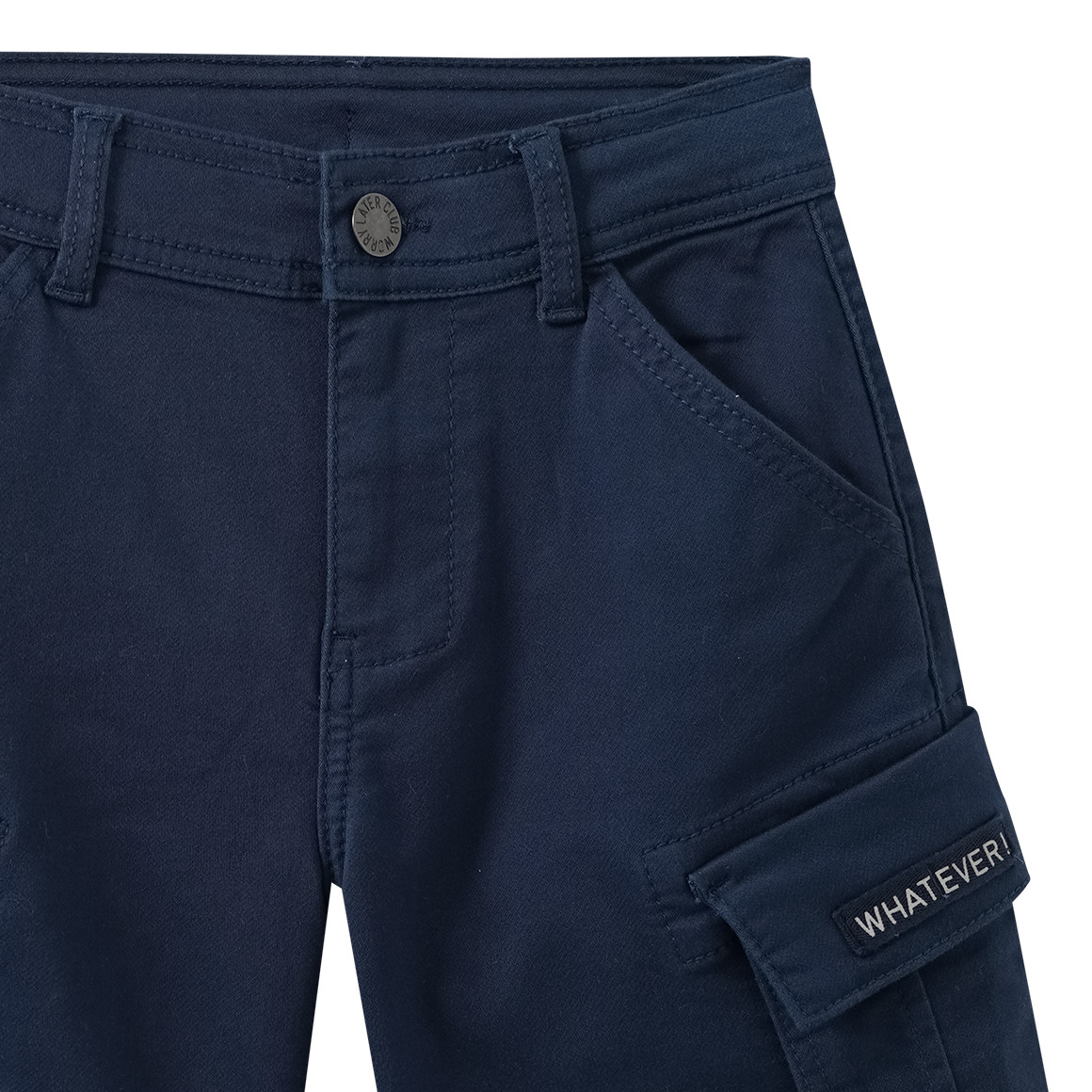 Cargoshort voor jongens met verstelbare band