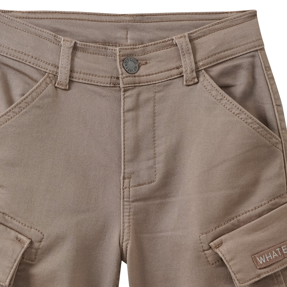 Cargoshort voor jongens met verstelbare band