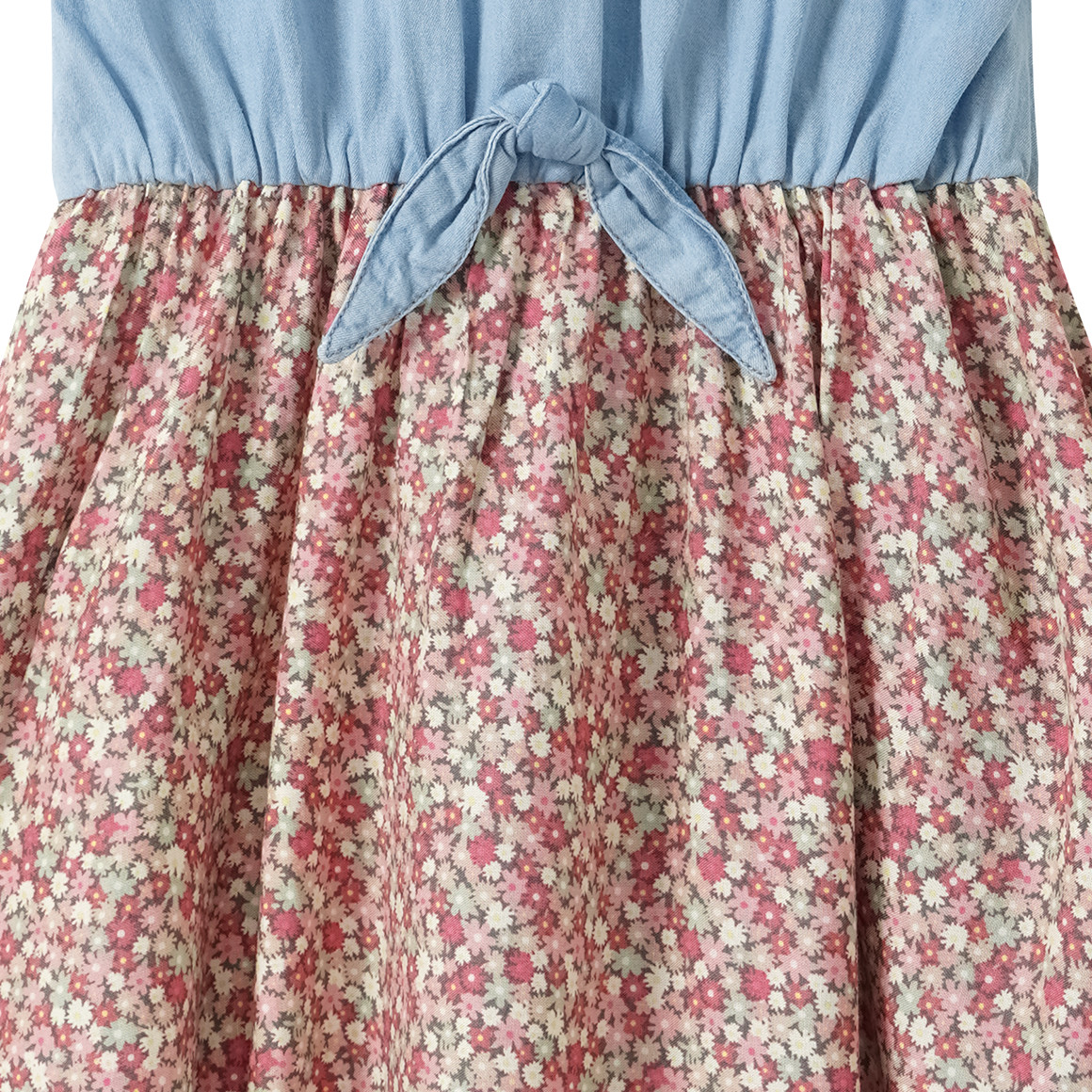 Mädchen Kleid mit Blümchen-Print