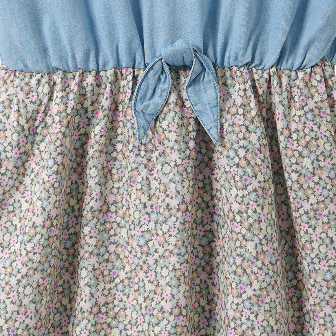 Mädchen Kleid mit Blümchen-Print